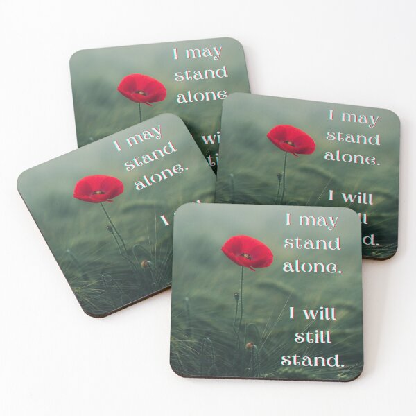 Item preview, I stand alone Red Poppy designed and sold by HeatherEthereal.