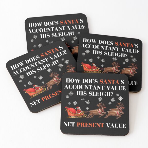 Item preview, Christmas Accounting Pun designed and sold by Lolas-Creations.