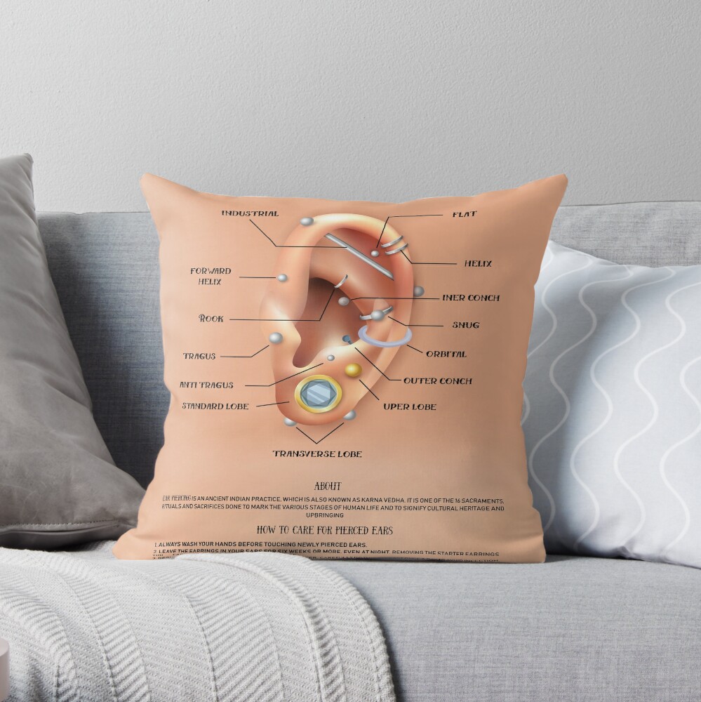 ear piercing pillow