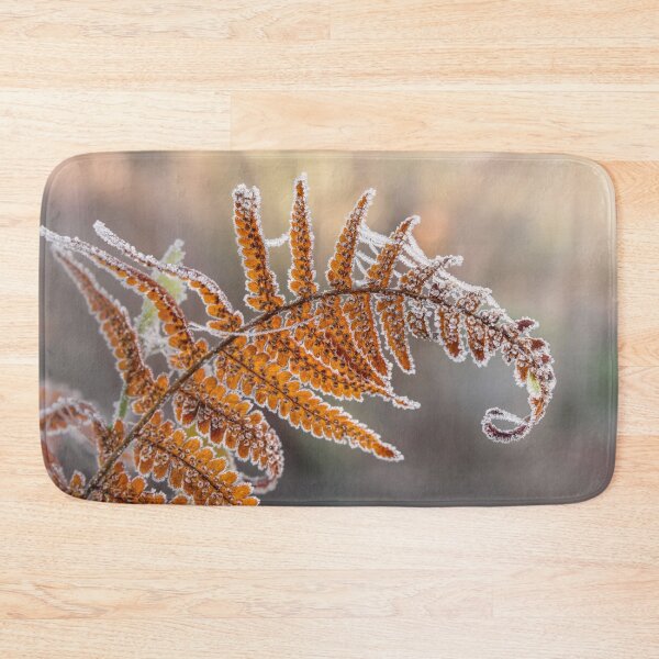Item preview, Fern Leaf with Icy Frost in Cold Winter designed and sold by Katho Menden.