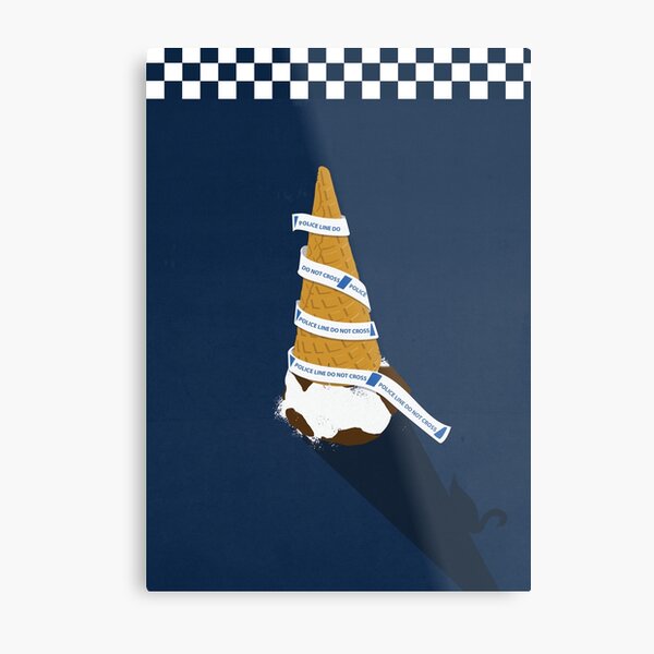 Cornetto Trilogy Metal Print