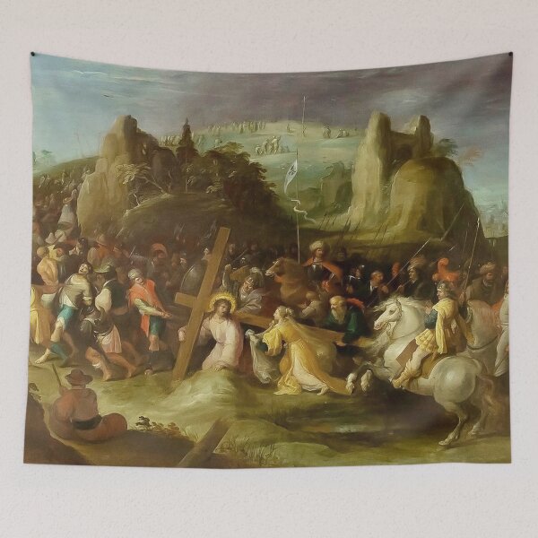 Item preview,  Jesus Carrying the cross - Christus op weg naar de Kalvarieberg ontmoet Veronica -  Frans Francken (II) (1581-1642) designed and sold by Vintage Designs +.
