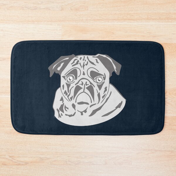 Item preview, Pug Face Gray Colors designed and sold by tuzlay.