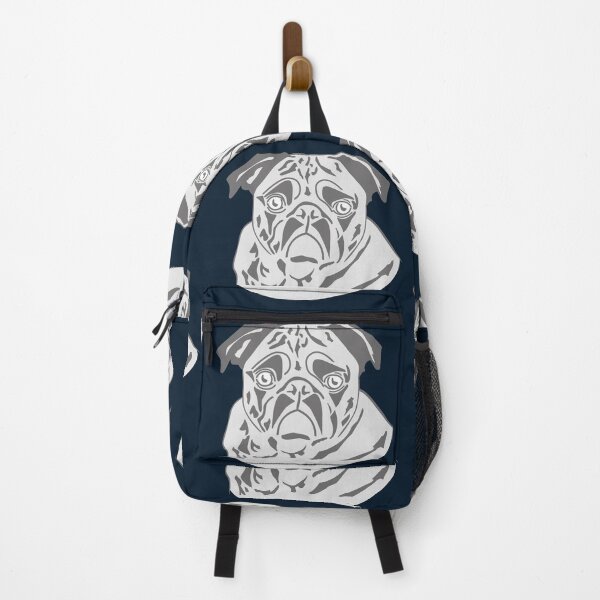 Item preview, Pug Face Gray Colors designed and sold by tuzlay.