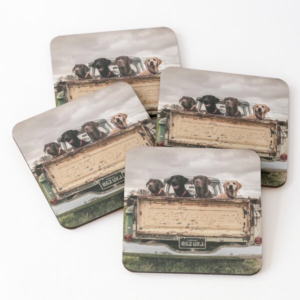 Item preview, Labradors in 1957 Chevy truck designed and sold by claireliz.