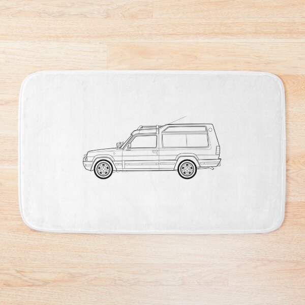 Item preview, Talbot Matra Rancho line drawing designed and sold by RJWautographics.
