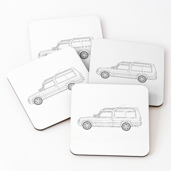 Item preview, Talbot Matra Rancho line drawing designed and sold by RJWautographics.