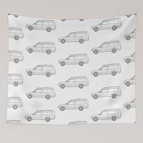 Item preview, Talbot Matra Rancho line drawing designed and sold by RJWautographics.