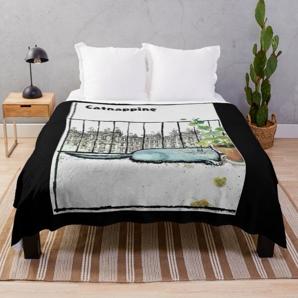 Item preview, CATNAPPING : Vintage Sleeping Cat Print designed and sold by posterbobs.