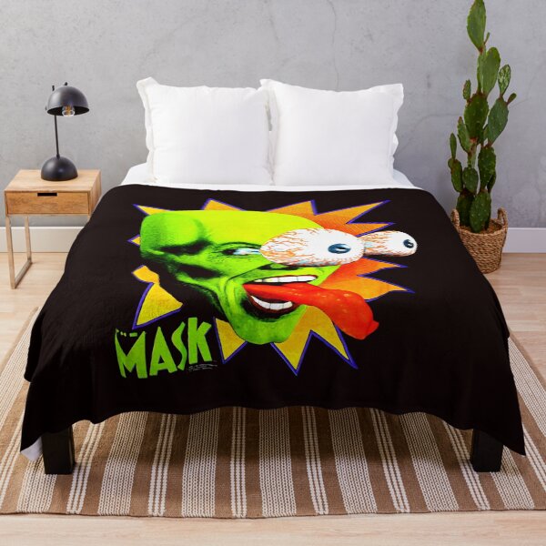 Item preview, 1994 The MASK Vintage Stanley Ipkiss vs Apartment Manager Bug Eyes designed and sold by MovieTeess.
