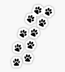 Dog Paw Track Sticker