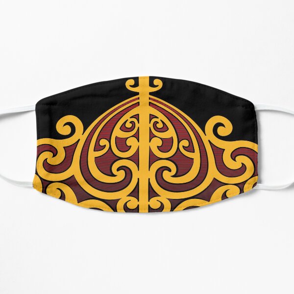 Masque Maori. Rugby néo-zélandais Masque sans plis