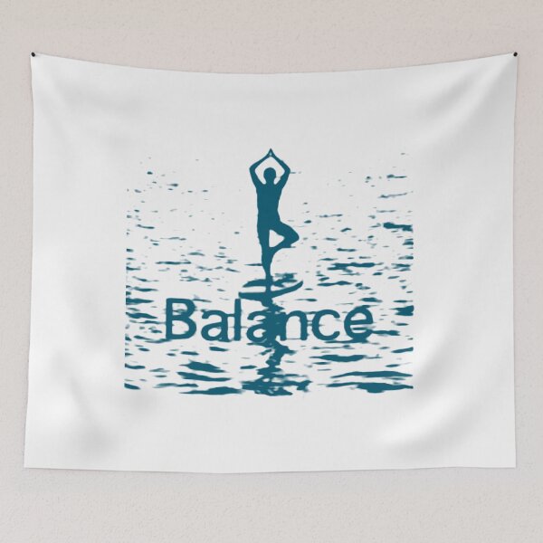 Item preview, Balance Standing Up Paddle Board Yoga Tree Pose designed and sold by MovieTeess.