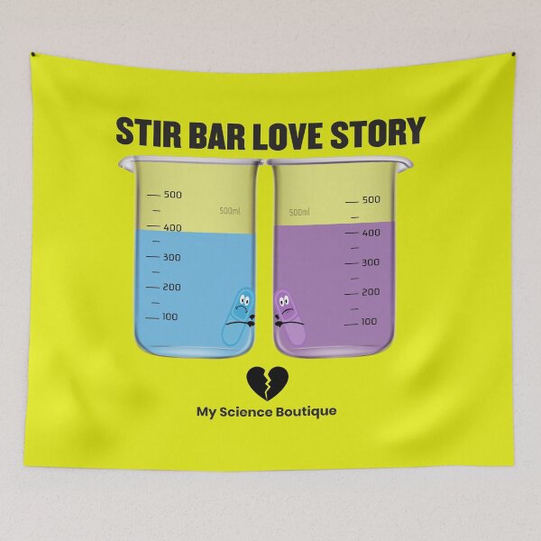 Item preview, Stir Bar Love Story Science Themed Design designed and sold by SCI-Boutique.