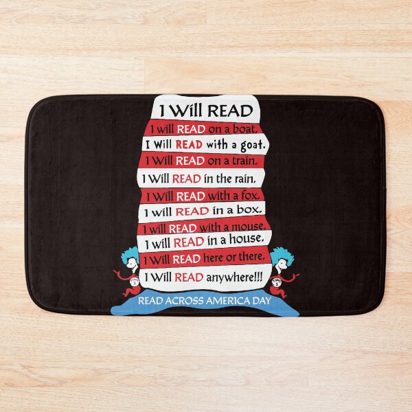 Item preview, I Will Read On A Boat Read Across America Day designed and sold by MovieTeess.