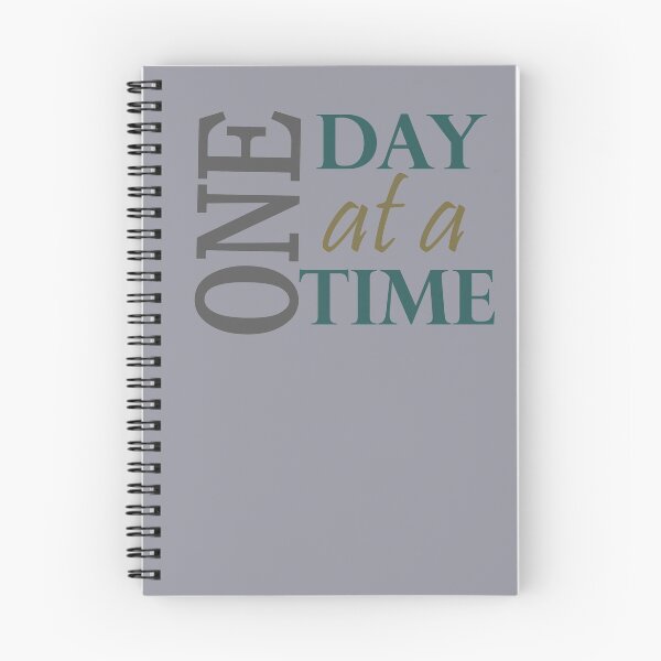 Item preview, One Day at a Time Inspirational Sobriety Slogan   designed and sold by Zen  Goat.