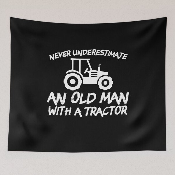 Item preview, Never Underestimate An Old Man With A Tractor Dad Grand Parent Day Gift designed and sold by Akmloza.