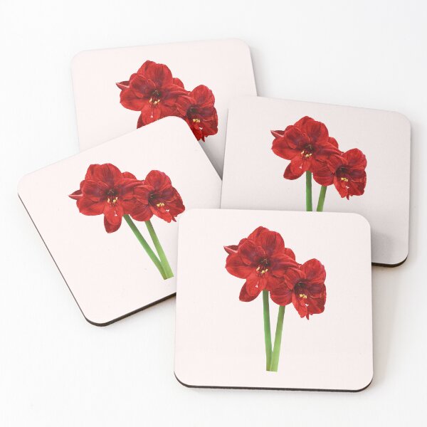 Item preview, Pair of Red Amaryllis designed and sold by Susan Savad.