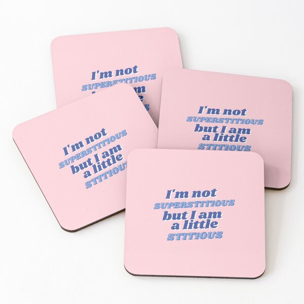 Item preview, The Office Quote: "I'm not superstitious but I am a little stitious" designed and sold by negativenancy.