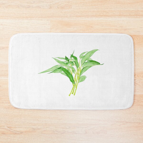 Item preview, Watercolor Illustration of water spinach designed and sold by iswenyi.