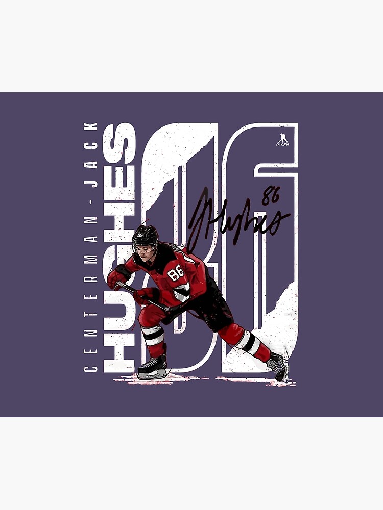 Jack Hughes 86 Art Board Print for Sale by puckculture