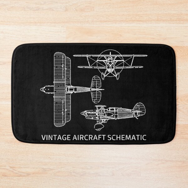 Item preview, Vintage Aircraft Schematic Birthday Gift designed and sold by GBDesigner.