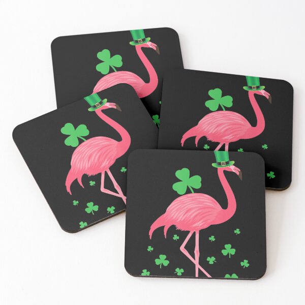 Item preview, Flamingo Shamrock Leprechaun St Patricks Day Tshirt Gifts designed and sold by LenaEhrlichmann.
