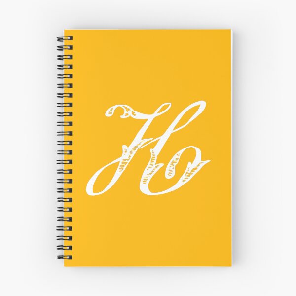 Item preview, Antique Vintage Stylish White Mustard Yellow Monogram Letter H designed and sold by Vintage-TM.