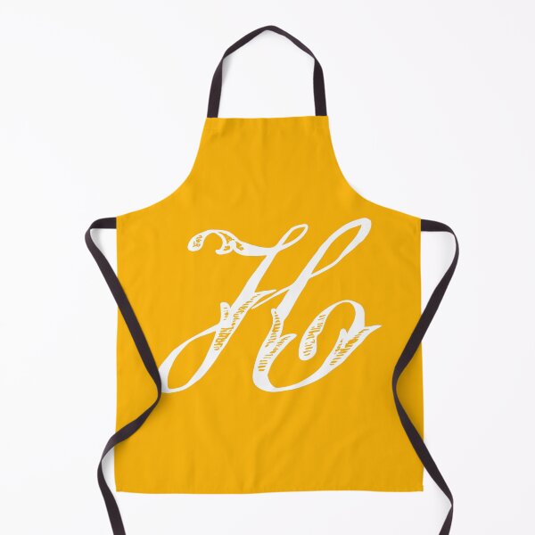 Item preview, Antique Vintage Stylish White Mustard Yellow Monogram Letter H designed and sold by Vintage-TM.