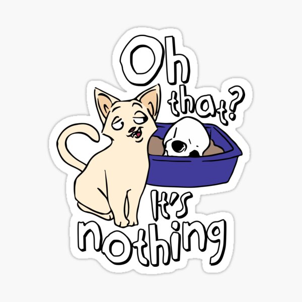 Bad Cat Stickers Redbubble - cat and dog morph roblox