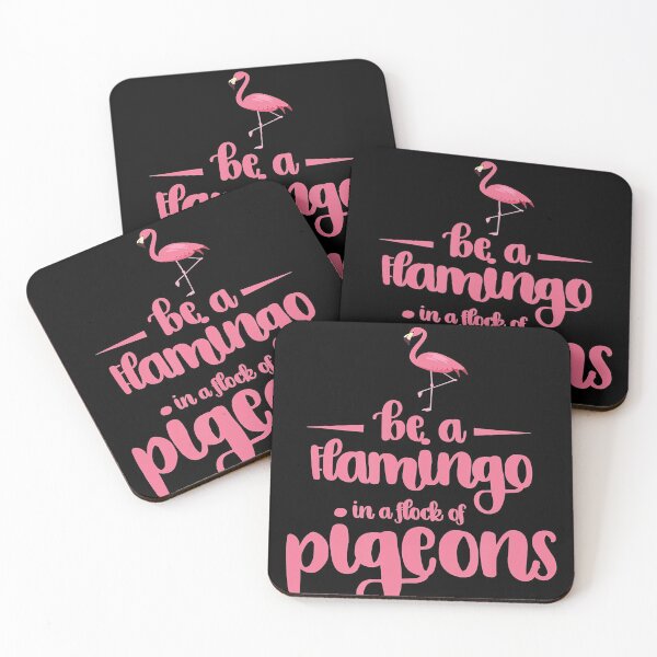 Item preview, Camiseta Flamingo - Be A Flamingo In A Flock Of Pigeons Camiseta designed and sold by LenaEhrlichmann.