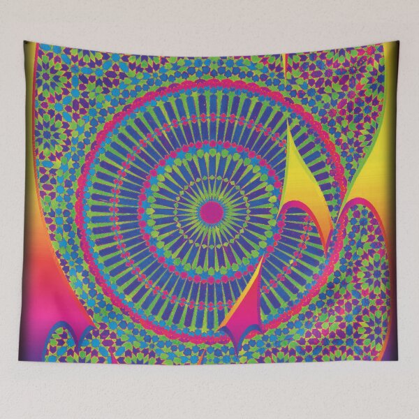 Item preview, Abstract Art Pretty Pastels Rainbow Heart Print designed and sold by Mary Riley.