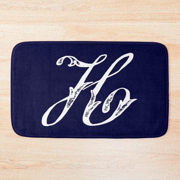 Item preview, Antique Vintage Stylish White Navy Blue Monogram Letter H designed and sold by Vintage-TM.
