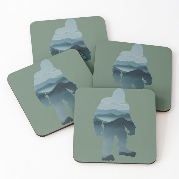 Item preview, Mountain Mist Bigfoot Sasquatch Silhouette designed and sold by LifeLikeDesigns.