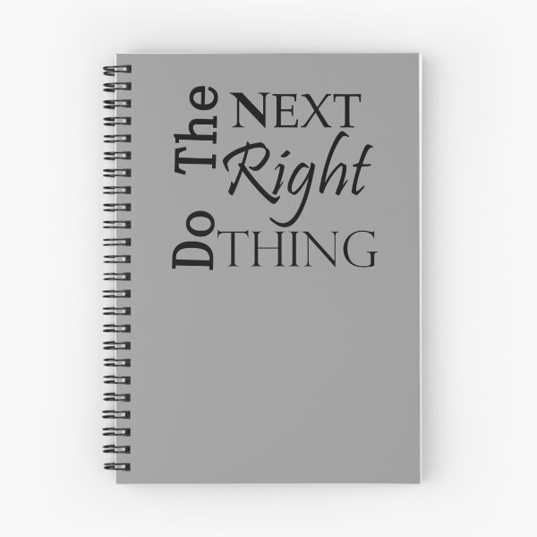 Item preview, Do the Next Right Thing Alcoholics Anonymous Slogan  designed and sold by Zen  Goat.