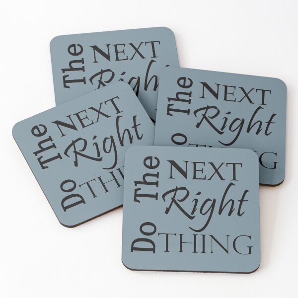 Item preview, Do the Next Right Thing Alcoholics Anonymous Slogan  designed and sold by Zen  Goat.