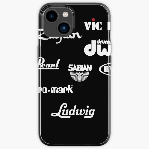 "Drumming brand logos" iPhone Case for Sale by lamaface95 Redbubble