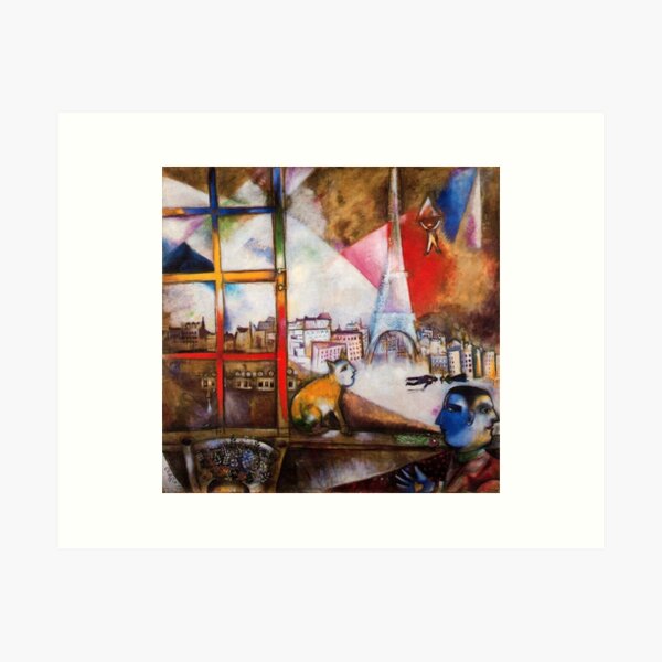 Paris through my window Art Print