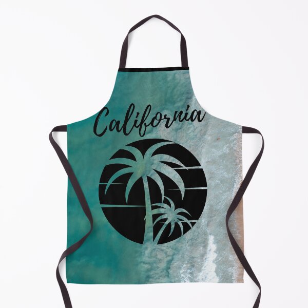 Item preview, Graphic Text Design With Beach Sun and Palm Trees Road Trip Travel California West Coast Hwy 1 Big Sur Text Photo Ocean Coast Drone Picture Version 4 designed and sold by fineartprints1.