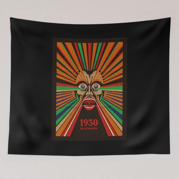 Item preview, Blackpool Pleasure Beach Ghost Train retro poster design designed and sold by BrettJones92.