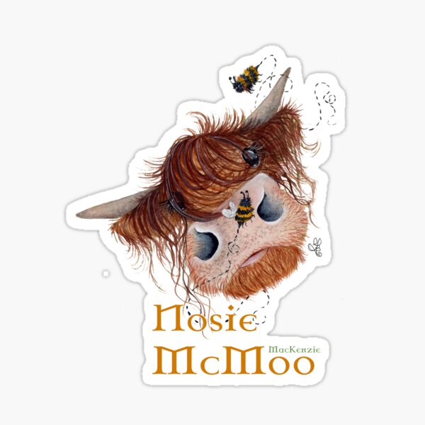 Nosie MacKenzie McMoo Sticker