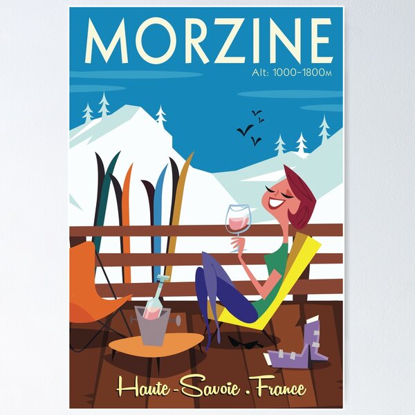 Item preview, Morzine ski poster designed and sold by GAGodel.