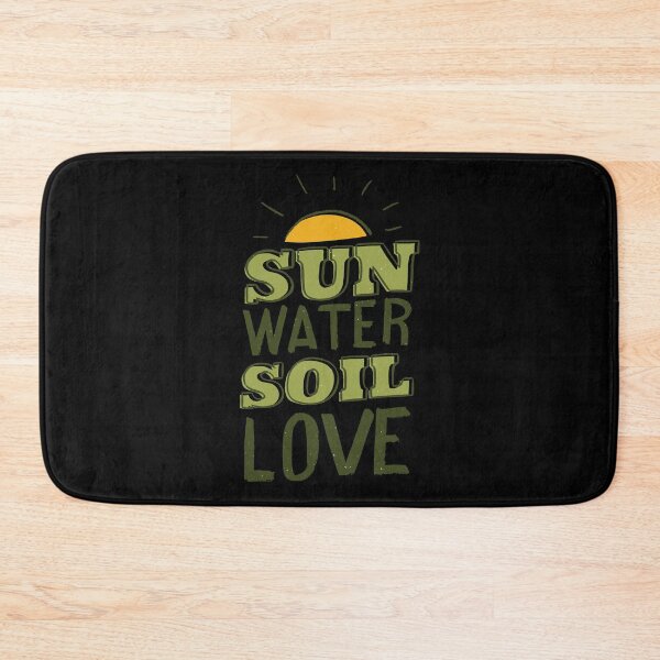 Item preview, Gardening quote " Sun, water, soil, love"  designed and sold by FFelder.