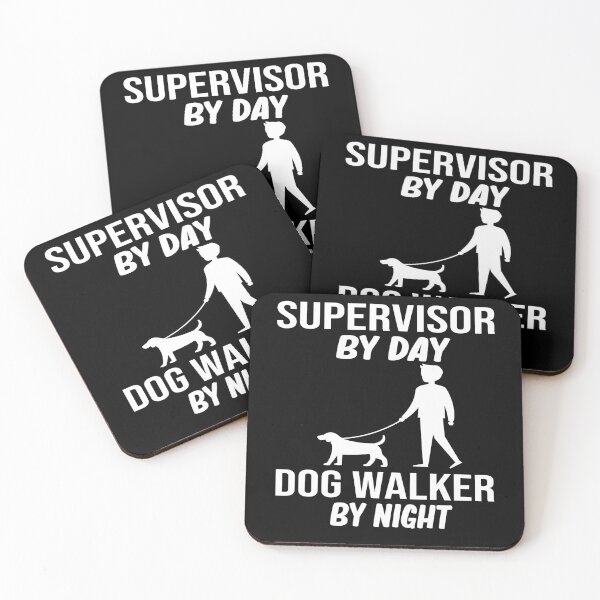 Item preview, supervisor by day dog walker by night gift designed and sold by alaechamlal.