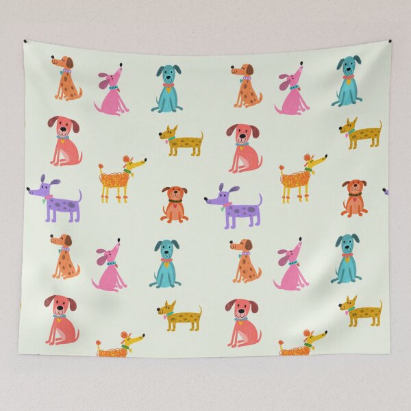 Item preview, love dog designed and sold by AmandaHaleyART.
