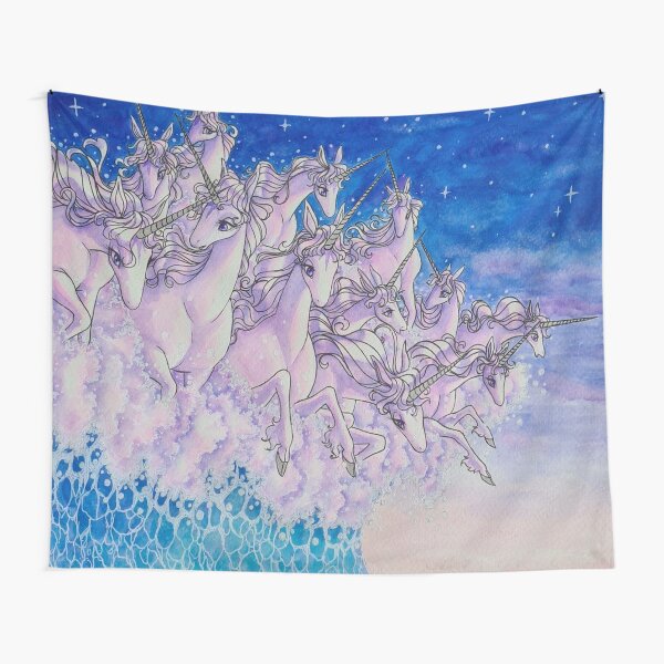 Unicorns in the sea part two Tapestry