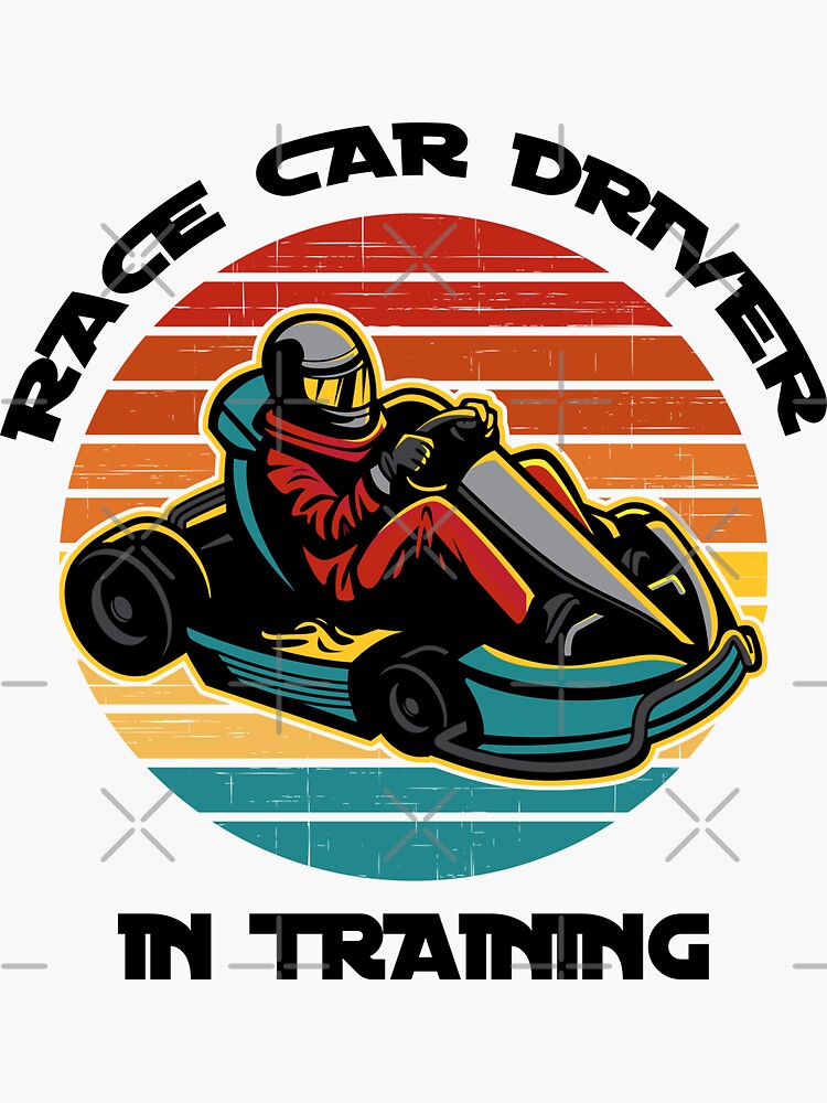 Artwork view, Race Car Driver in Training designed and sold by shirtcrafts