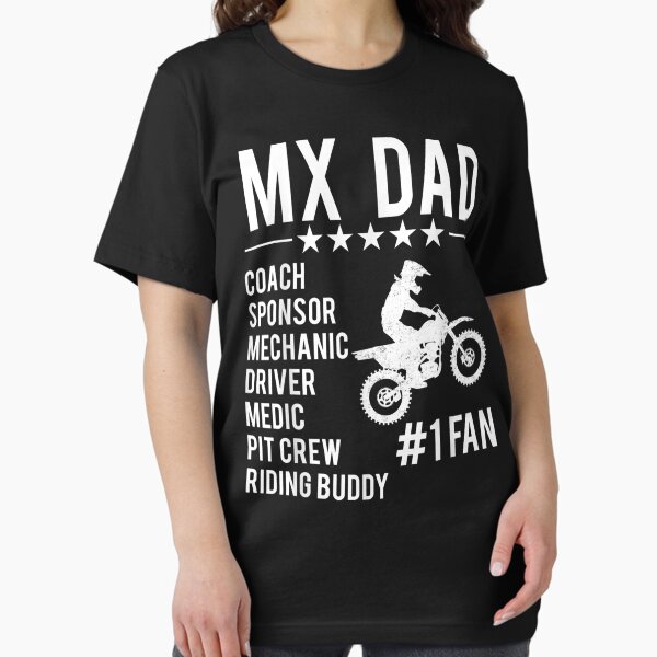 Item preview, Funny Motocross Mx Dad #1 Fan Dirt Bike Coach Sponsor Braaap designed and sold by ArtsByMichelle.