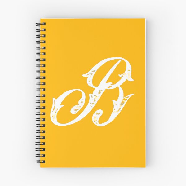 Item preview, Vintage Stylish White Mustard Yellow Monogram Letter B designed and sold by Vintage-TM.