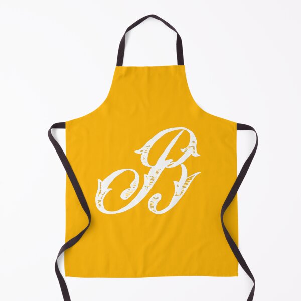 Item preview, Vintage Stylish White Mustard Yellow Monogram Letter B designed and sold by Vintage-TM.